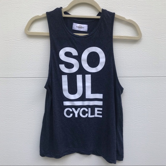 soulcycle Tops - SOULCYCLE Athletic Workout Bold Logo Tank Top
